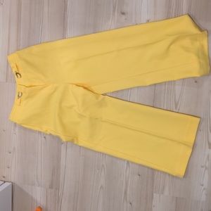 Vintage Yellow Wide Legged Pants